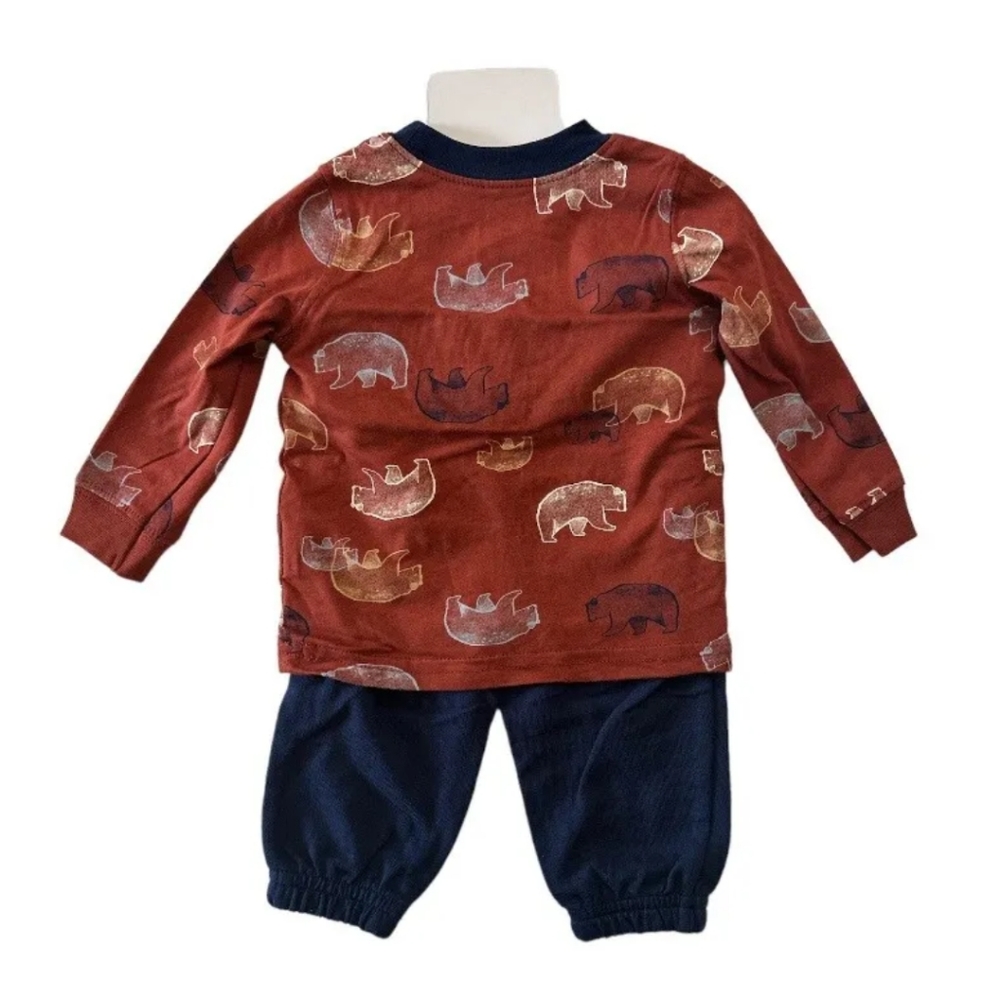 Nwt 2 Piece Long Sleeve & Jogger Pant Outfit Set - Picture 2 of 2